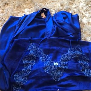 Victoria’s Secret Silk Nightgown and Robe